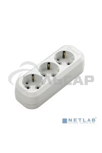 Колодка удлинителя 3 гнезда с заземлением MAKEL MGP131