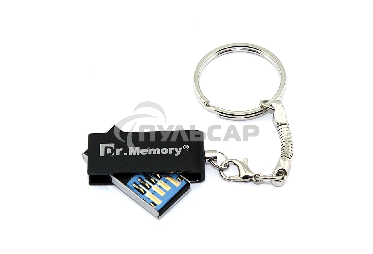 Флешка USB Dr. Memory 005 8 Gb, USB 3.0, серебристый