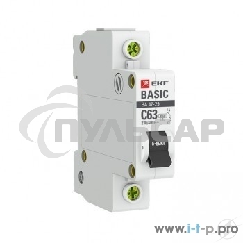 Выключатель автоматический EKF mcb4729-1-32C 1P 32А (C) 4,5кА ВА 47-29 EKF Basic