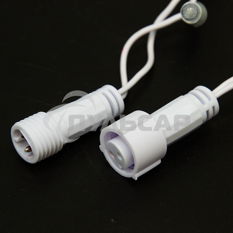 Гирлянда Neon-night Нить 10м, постоянное свечение, белый ПВХ, 24В, белый