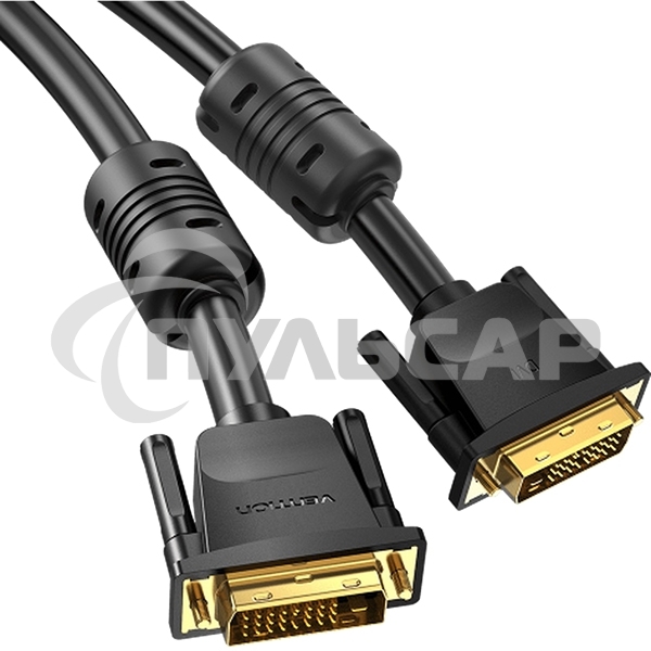 Кабель Vention DVI-D Dual link 25M/25M с ферритовым фильтром - 2м.