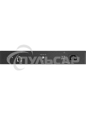 Сетевой коммутатор Smart L2 Surveillance Switch 8х1000Base-T PoE 802.3bt 90W, 2x1000Base-X SFP, PoE Budget 242W, Long-range PoE up to 250m