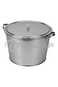 Бак Россия для воды оцинкованный с крышкой 20л, 67548