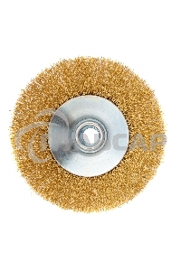 Кордщетка Matrix для ушм 125 мм м14 ''тарелка'' витая проволока