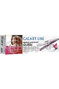 Щипцы для волос Galaxy Line GL 4516, фиолетовый, 45 Вт, максимальная температура 200°С, система ультразвукового распыления воды, съемный резервуар для воды, нагр. элемент с защитой от перегрева, пластины с керам. покрытием, ЖК-дисплей с индикацией темпера