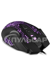 Мышь проводная SVEN RX-G715 черный, 3200 dpi, USB, кнопки - 8