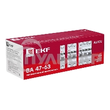 Выключатель автоматический модульный 1п B 6А 4.5кА ВА 47-63 PROxima EKF mcb4763-1-06B-pro
