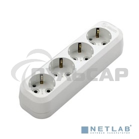 Колодка удлинителя 4 гнезда с заземлением MAKEL MGP151