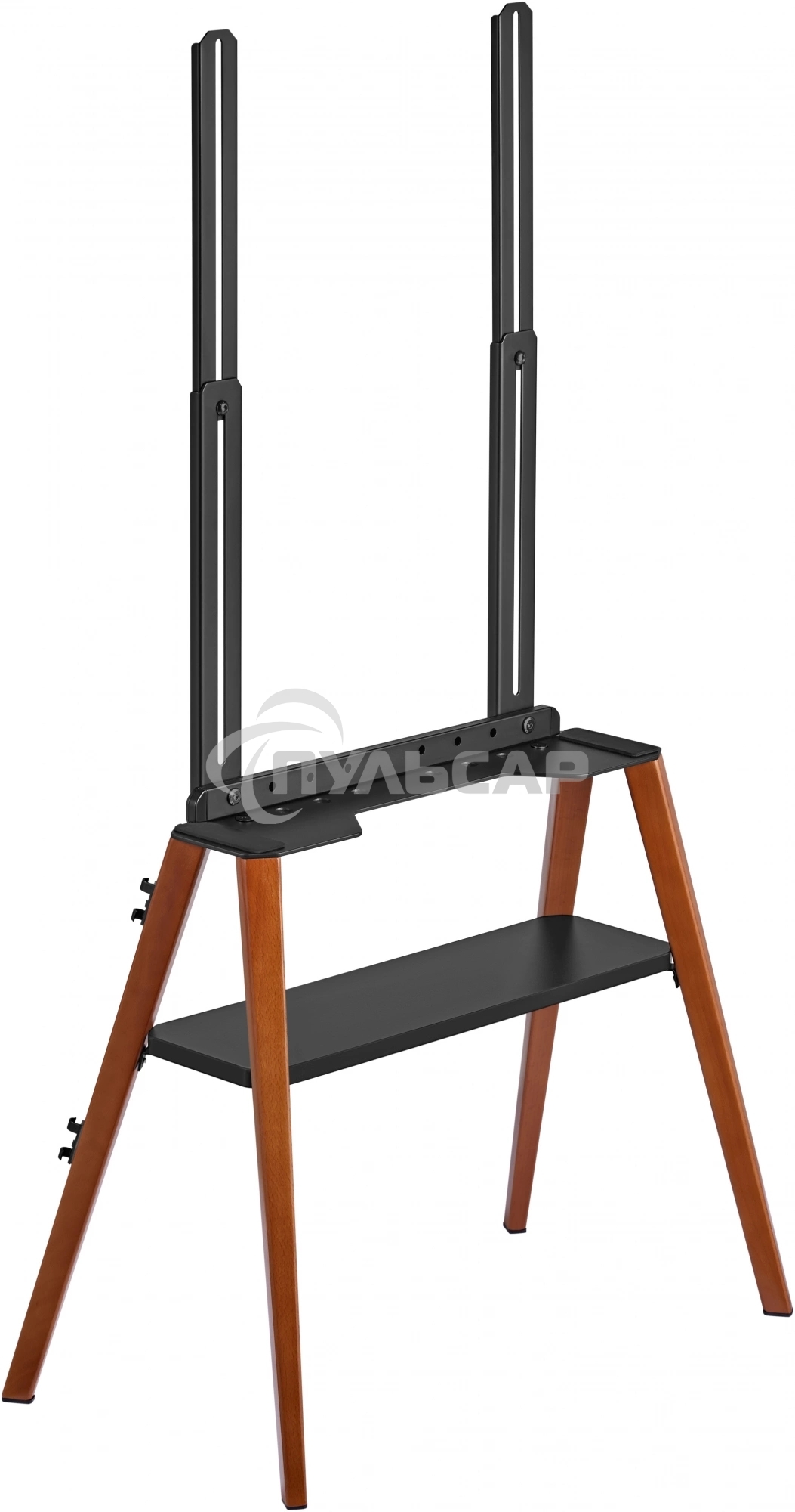 Подставка для телевизора Cactus CS-ST3645BKWN черный/орех 43