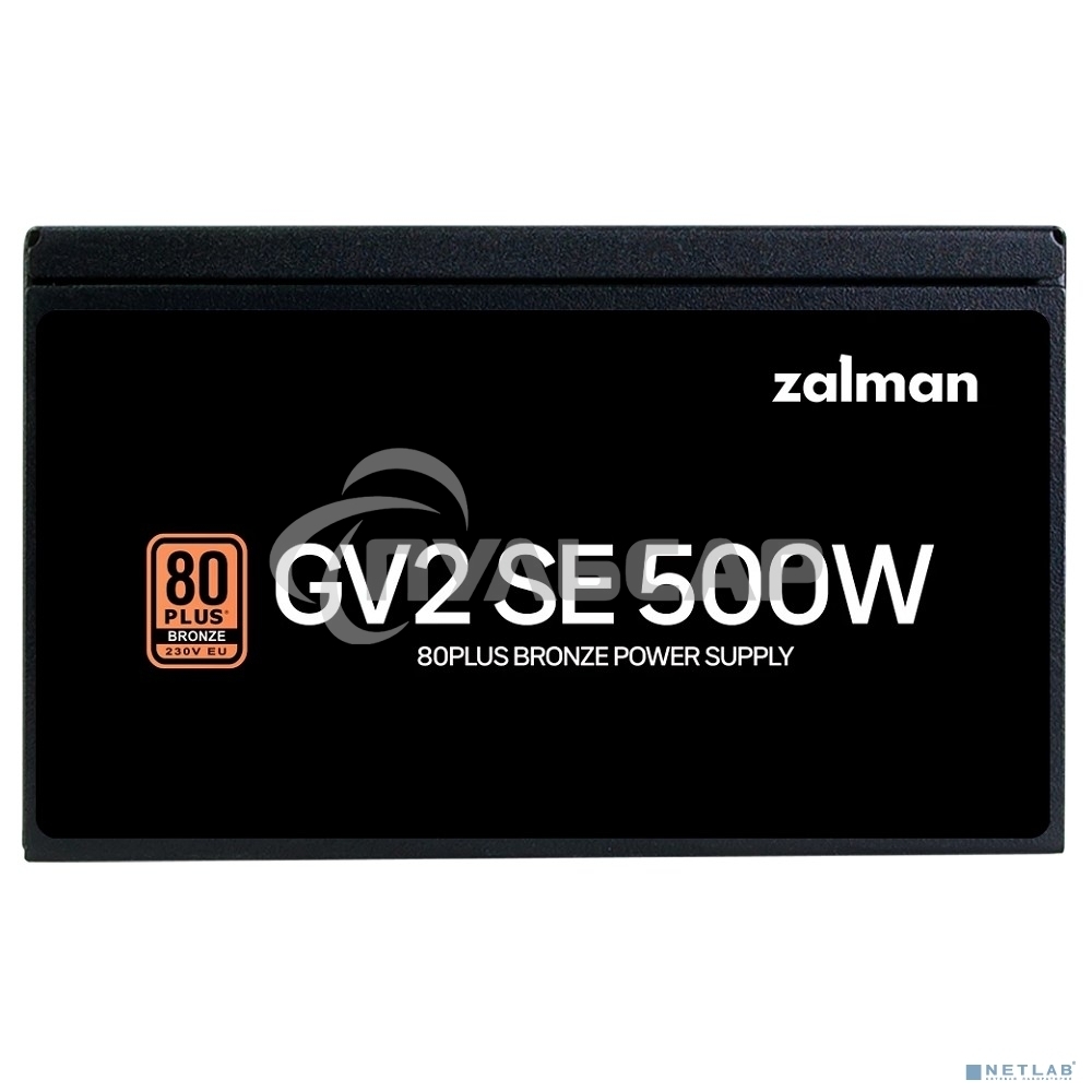 Блок питания Zalman ZM500-GV2SE, 500Вт, 80 PLUS Bronze, 120мм, черный