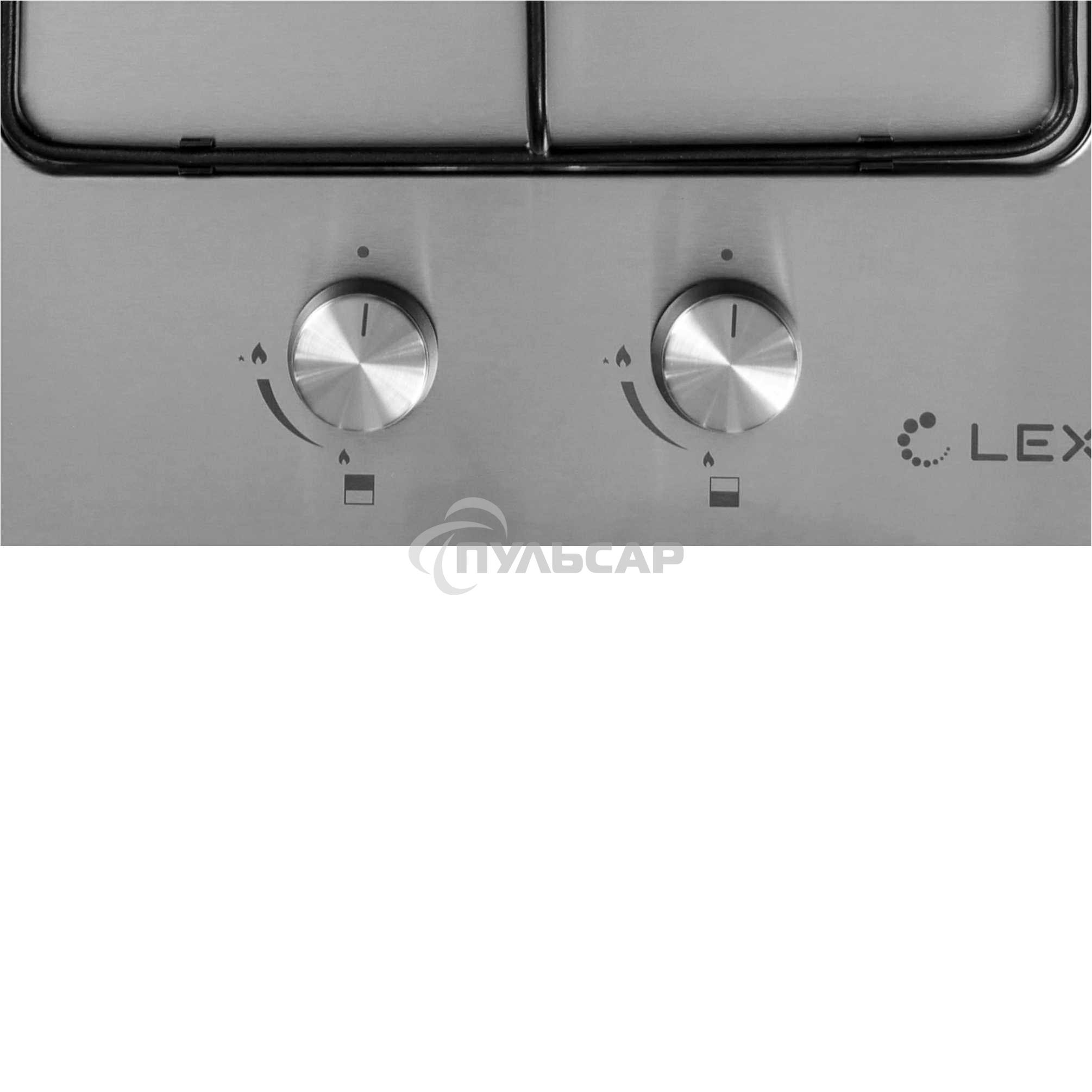 Газовая варочная панель LEX GVS 320 IX1000/3000Вт 2конфорки нерж.сталь