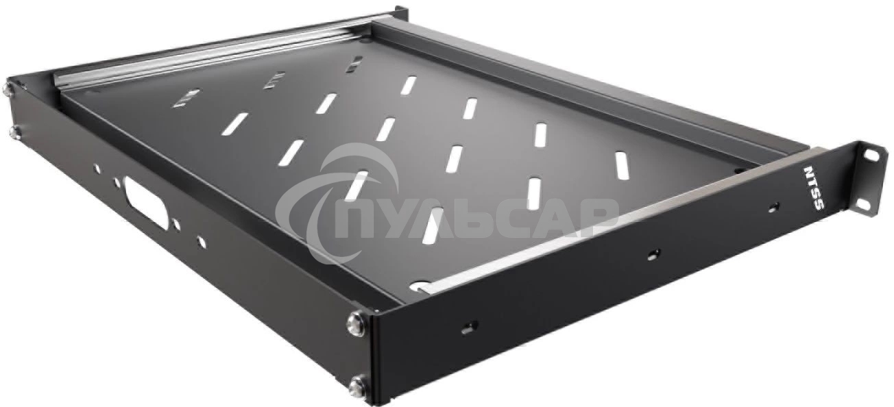 Полка выдвижная NTSS NTSS-MSKB-U-BL 1U нагр.:20кг. 19