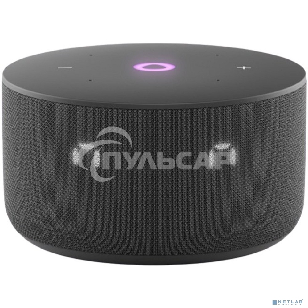 Умная колонка Yandex Станция Мини 3 Алиса черный 12W 1.0 BT/Wi-Fi