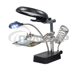 Лупа с держателем платы для пайки Kaisi TE-800