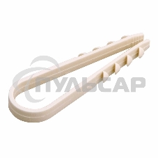 Дюбель-хомут нейлоновый PROconnect 11-18 мм, белый, упаковка 100 шт.