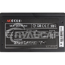 Блок питания Accord ACC-500W-NP, 500Вт, 120мм, черный