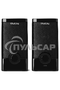 Колонки Sven 318 черный USB-порт ПК, ноутбука или адаптер 5V DC