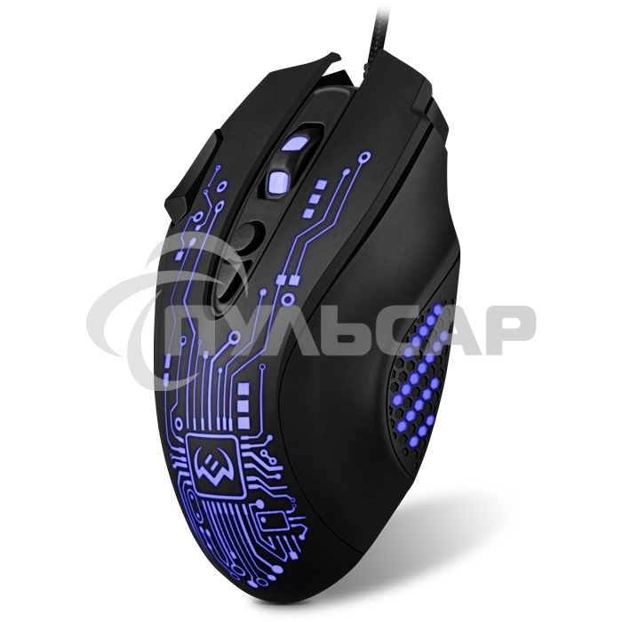 Мышь проводная SVEN RX-G715 черный, 3200 dpi, USB, кнопки - 8