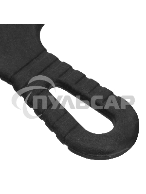 Шпатель из нержавеющей стали Сибртех 200 мм, зуб 6х6 мм, пластмассовая ручка 85464