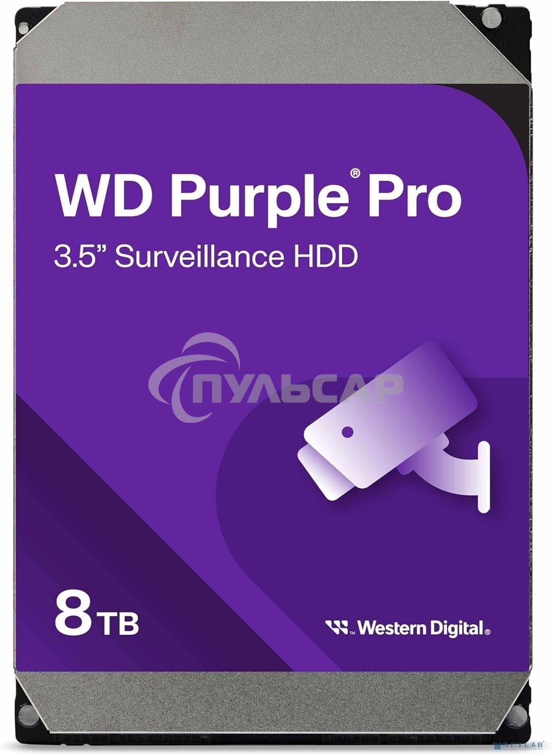 Жесткий диск HDD Western Digital Surveillance Purple Pro8Tb 7200rpm SATA-III 256Mb 3.5