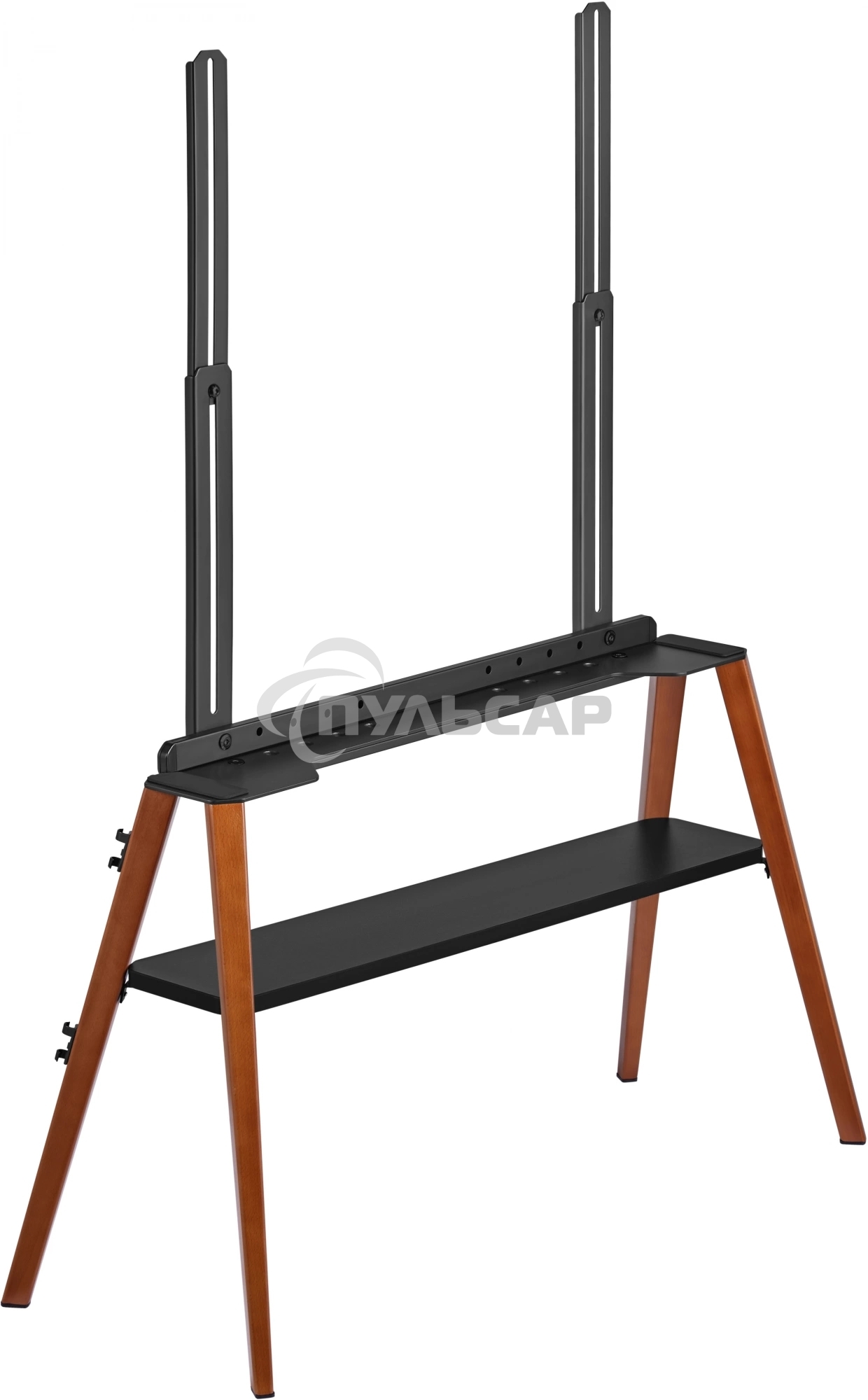 Подставка для телевизора Cactus CS-ST3647BKWN черный/орех 49