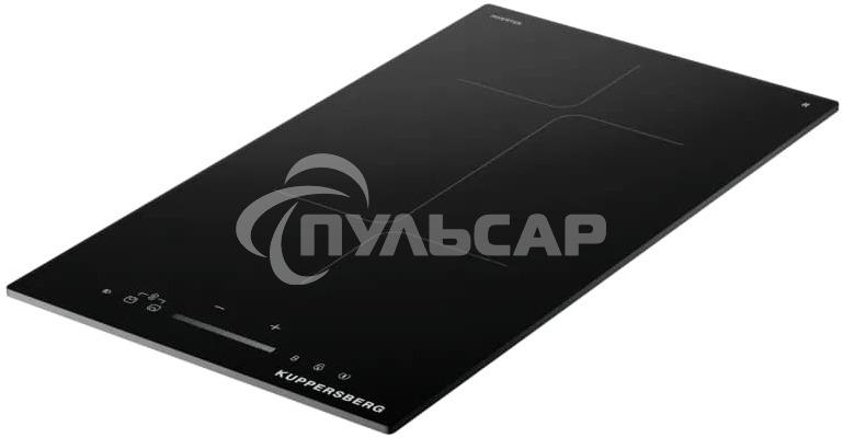 Индукционная варочная панель Kuppersberg ICI 316, 30 см, индукция, High-Tech, inverter, прямой край, 9 уровней мощности, бустер, Stop and Go, Flexi-zone, автоматическое отключение, таймер, индикатор остаточного тепла, сенсорное/слайдерное управление, черн