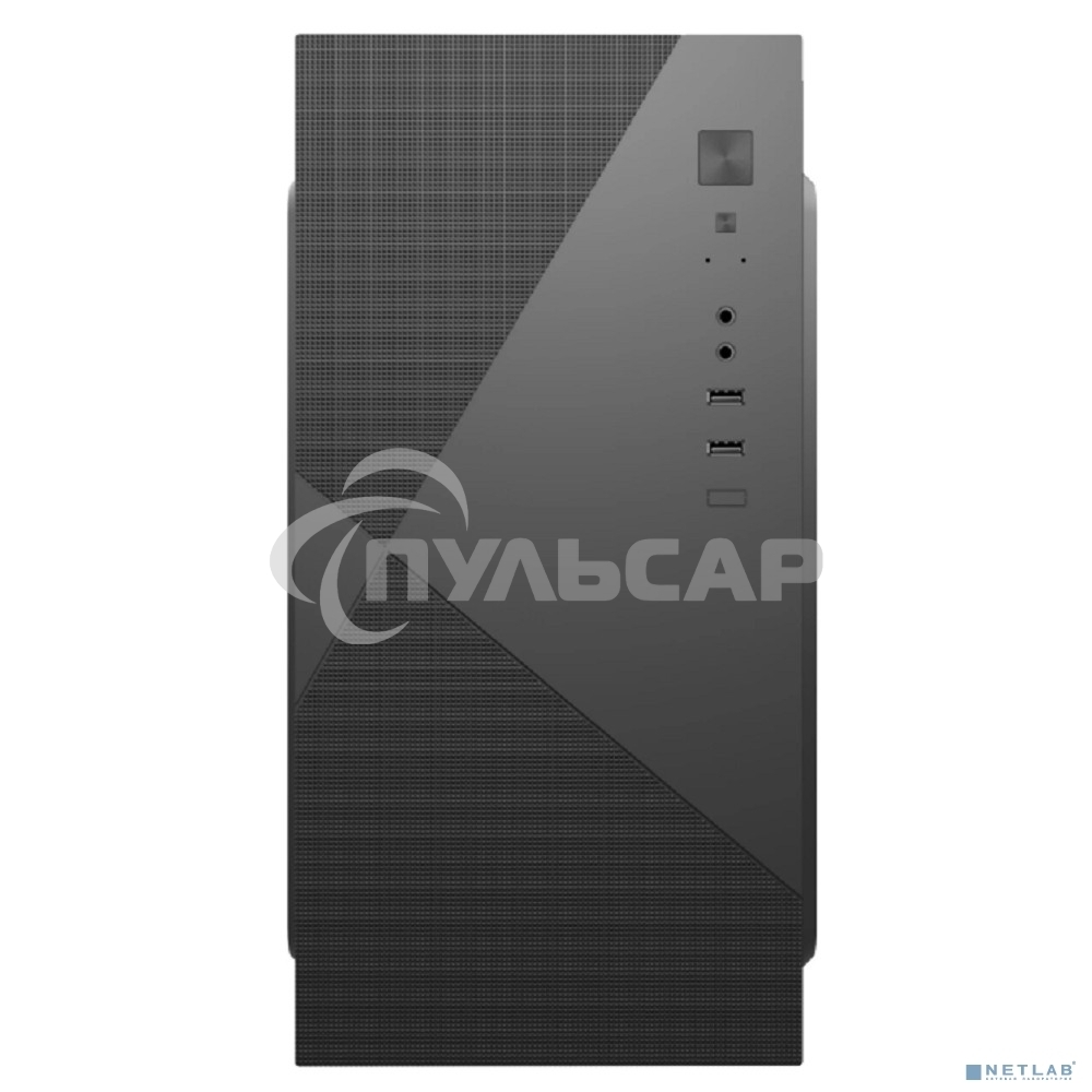 Компьютерный корпус с блоком питания 450Вт. Case Forza mATX, 450W, 2xUSB 2.0, Black, w/o FAN, 8 см fan PSU, power cord