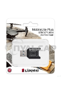 Картридер Kingston MobileLite Plus USB 3.1 microSDHC/SDXC UHS-II Card Reader EAN: 740617301816