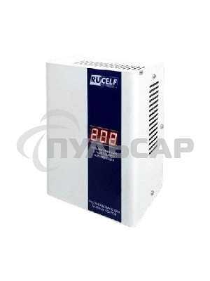 Стабилизатор RUCELFКОТЕЛ-1200 релейный настенный, Активная мощность 1.20 кВт, Тип входного напряжения однофазное 130-265 В, Точность стабилизации 8%, Количество ступеней стабилизации 4, Выходное напряжение 202-238 В, частота 50 Гц, Форма выходного сигнала