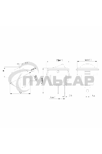 Выключатель клавишный Rexant круглый 250V 3А (2с) ON-OFF черный Micro