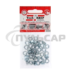 Гайка шестигранная М6 цинк. DIN 934 (уп.40шт) пакет Tech-Krep 103025 Гайка шестигранная М6 цинк. DIN 934 (уп.40шт) пакет Tech-Krep 103025