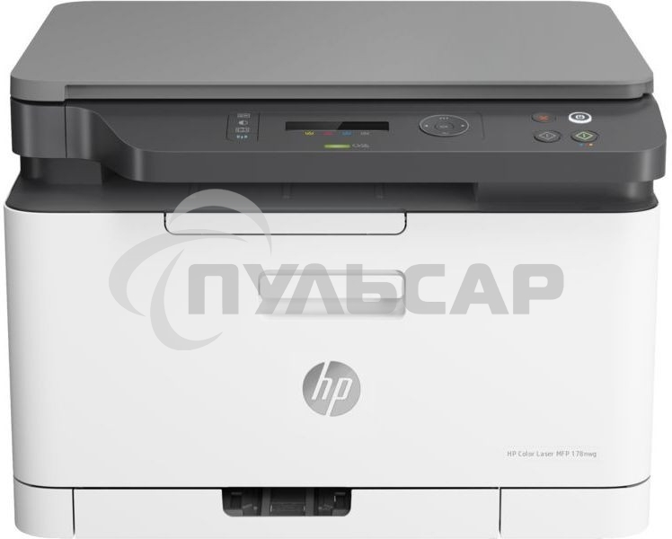 МФУ лазерное HP Color 178nw (4ZB96A), A4, цветной, печ. до 18 стр/мин. (ч/б) до 4 стр/мин. (цвет), 600 x 600 dpi, USB, RJ-45, Wi-Fi, Air Print, Mopria