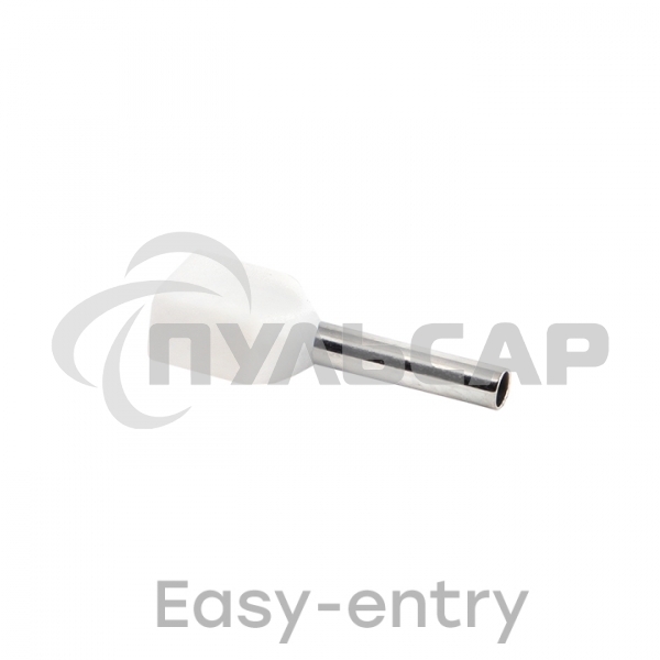 Наконечник штыревой втулочный изол. НШвИ(2) 0.5-8 (уп.50шт) EKF nhvi2-0.5-8