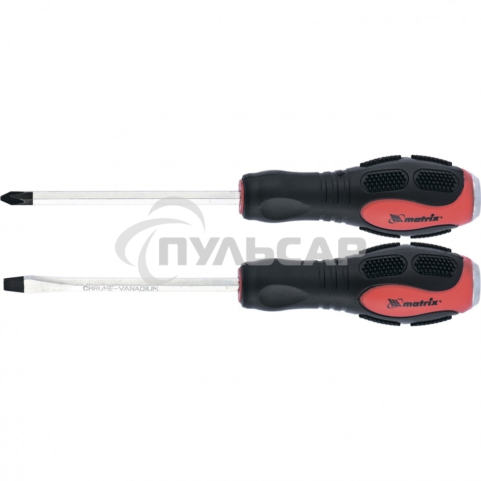 Набор ударных отверток Matrix 2шт. PH2x100, SL6x100 CrV