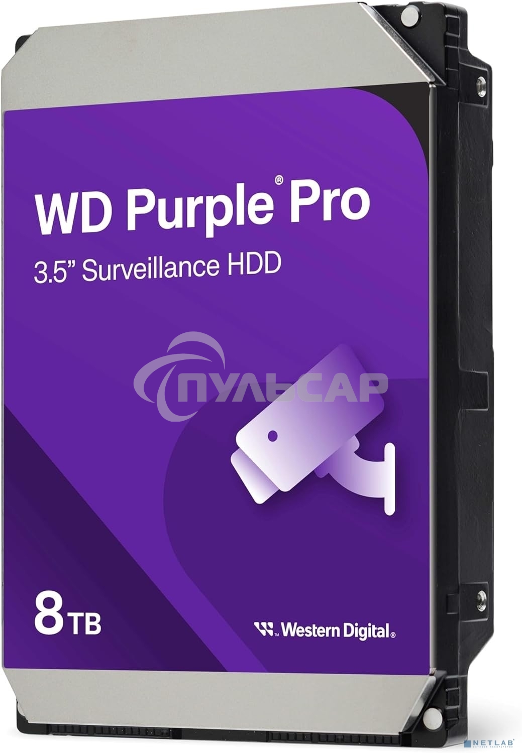 Жесткий диск HDD Western Digital Surveillance Purple Pro8Tb 7200rpm SATA-III 256Mb 3.5