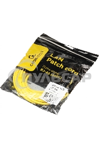 Патч-корд UTP Cablexpert кат.5e, 5м, литой, многожильный (желтый)