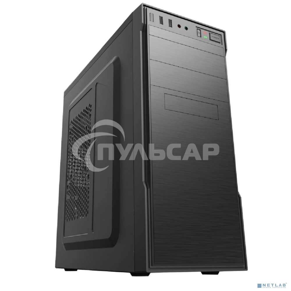 Компьютерный корпус с блоком питания 450Вт./ Case Forza ATX, 450W, 1xUSB 2.0+1xUSB 3.0, Black, w/o FAN, 8 см fan PSU, power cord