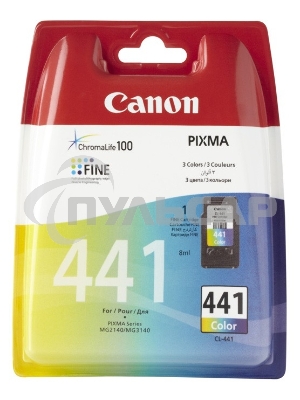 Картридж струйный Canon CL-441 (5221B001) многоцветный для Canon MG2140/3140