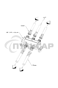Делитель ТВ х 4 под F разъем 5-1000 МГц Rexant
