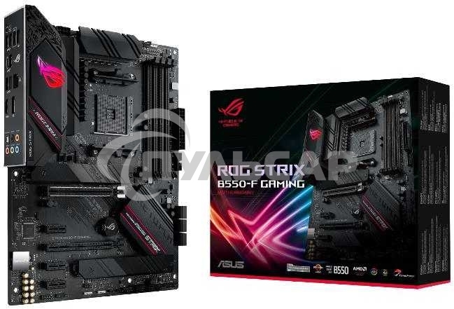 Материнская плата ASUS ROG STRIX B550-F GAMING, AM4, AMD B550, 4xDDR4, 6xSATA, 2xM.2, 1xPCI-E 3.0 x16, 1xPCI-E 4.0 x16, 3xPCI-E x1, 1xDP, 1xHDMI, 1x 2.5Gb LAN, 1xUSB 3.2 Gen 2, 4xUSB 3.2 Gen 1, 2xUSB 2.0, 5x3.5 мм, 7.1, ATX