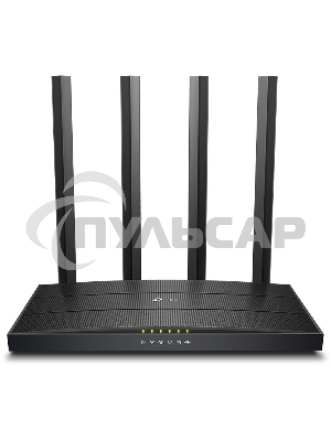 Роутер беспроводной TP-Link Archer C6U AC1200 10/100/1000BASE-TX/4G ready черный