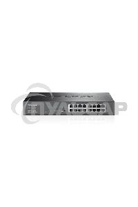 Сетевой коммутатор TP-Link SMB TL-SG1016DE 16-Port Gigabit Easy Smart Switch, 16 10/100/100Mbps RJ45 ports, MTU/Port/Tag-based VLAN, QoS, IGMP Snooping