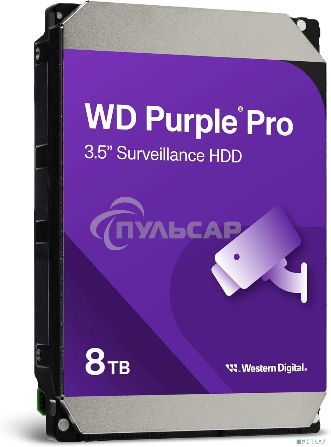 Жесткий диск HDD Western Digital Surveillance Purple Pro8Tb 7200rpm SATA-III 256Mb 3.5