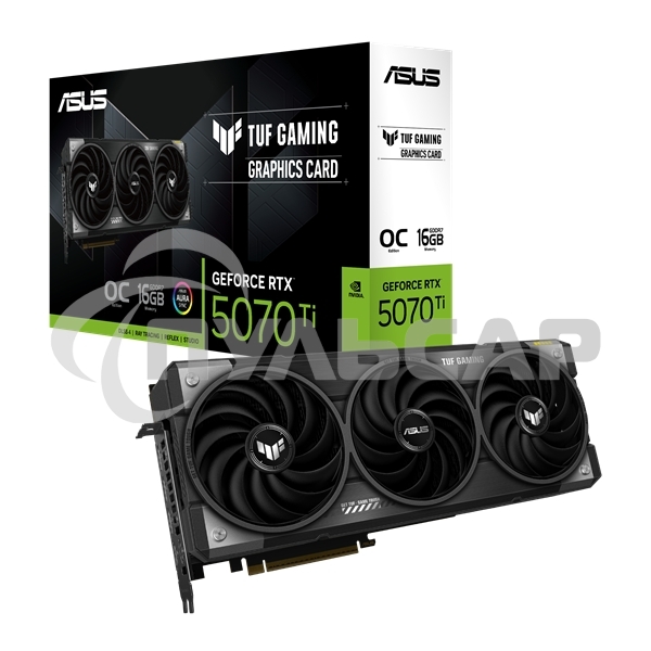 Видеокарта ASUS TUF-RTX 5070TI-O16G-GAMING RTX 5070TI,HDMI*2,DP*3,16G,D7