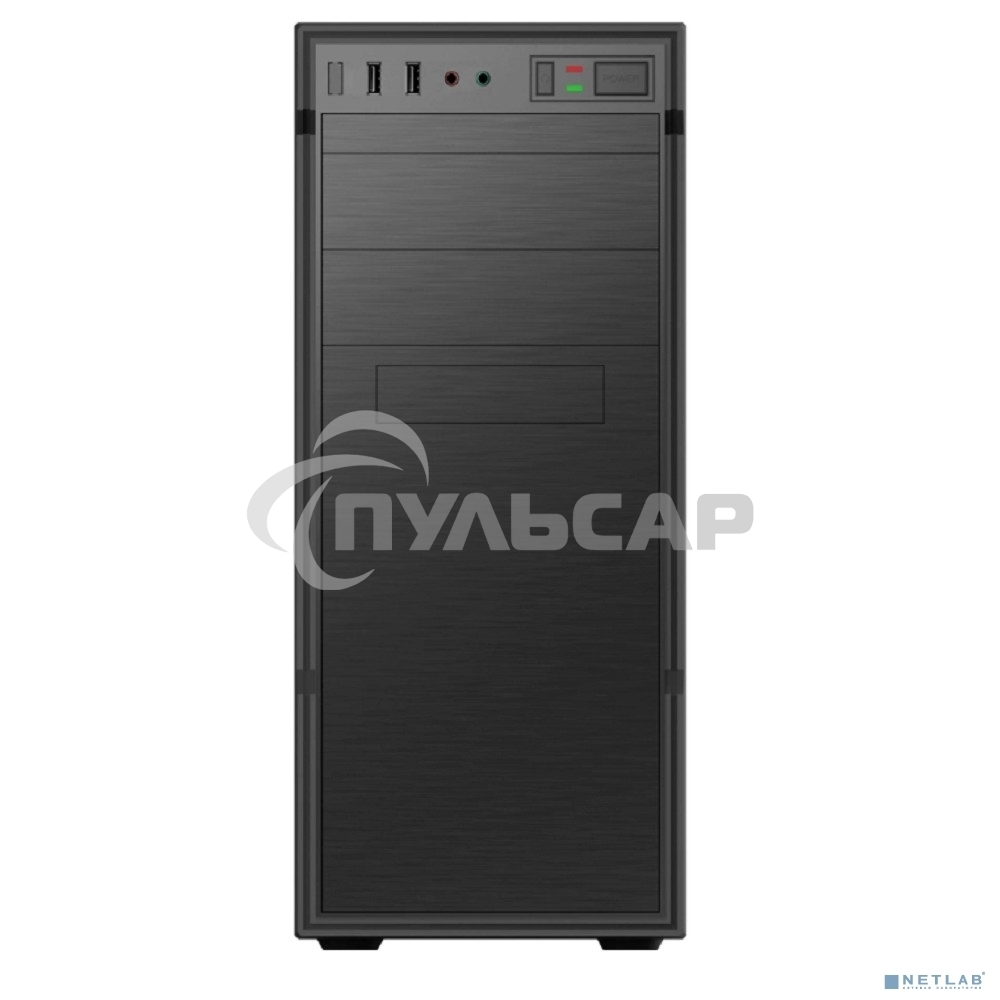Компьютерный корпус с блоком питания 450Вт./ Case Forza ATX, 450W, 1xUSB 2.0+1xUSB 3.0, Black, w/o FAN, 8 см fan PSU, power cord