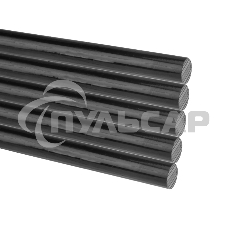 Клеевые стержни Rexant, Ø7 мм, 200 мм, черные, 10 шт., хедер