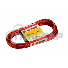 Трос стальной в ПВХ оплетке d=2,0 мм, красный ( моток 20 м) Rexant Трос стальной в ПВХ оплетке d=2,0 мм, красный ( моток 20 м) Rexant