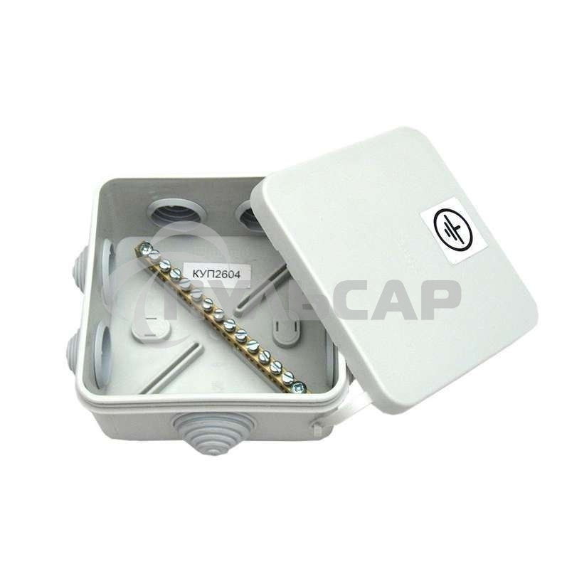 Коробка распр. ОП 100х100х50 IP55 для уравн. потенциалов HEGEL КУП2604-И