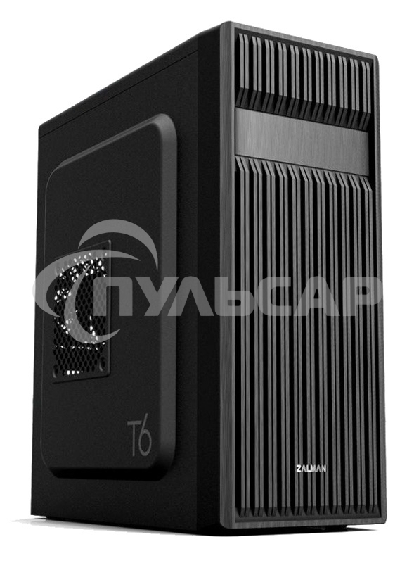 Компьютерный корпус Zalman ZM-T6 черный без БП ATX 1xUSB 2.0 1xUSB 3.0 audio bott PSU