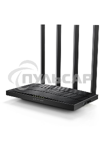 Роутер беспроводной TP-Link Archer C6U AC1200 10/100/1000BASE-TX/4G ready черный